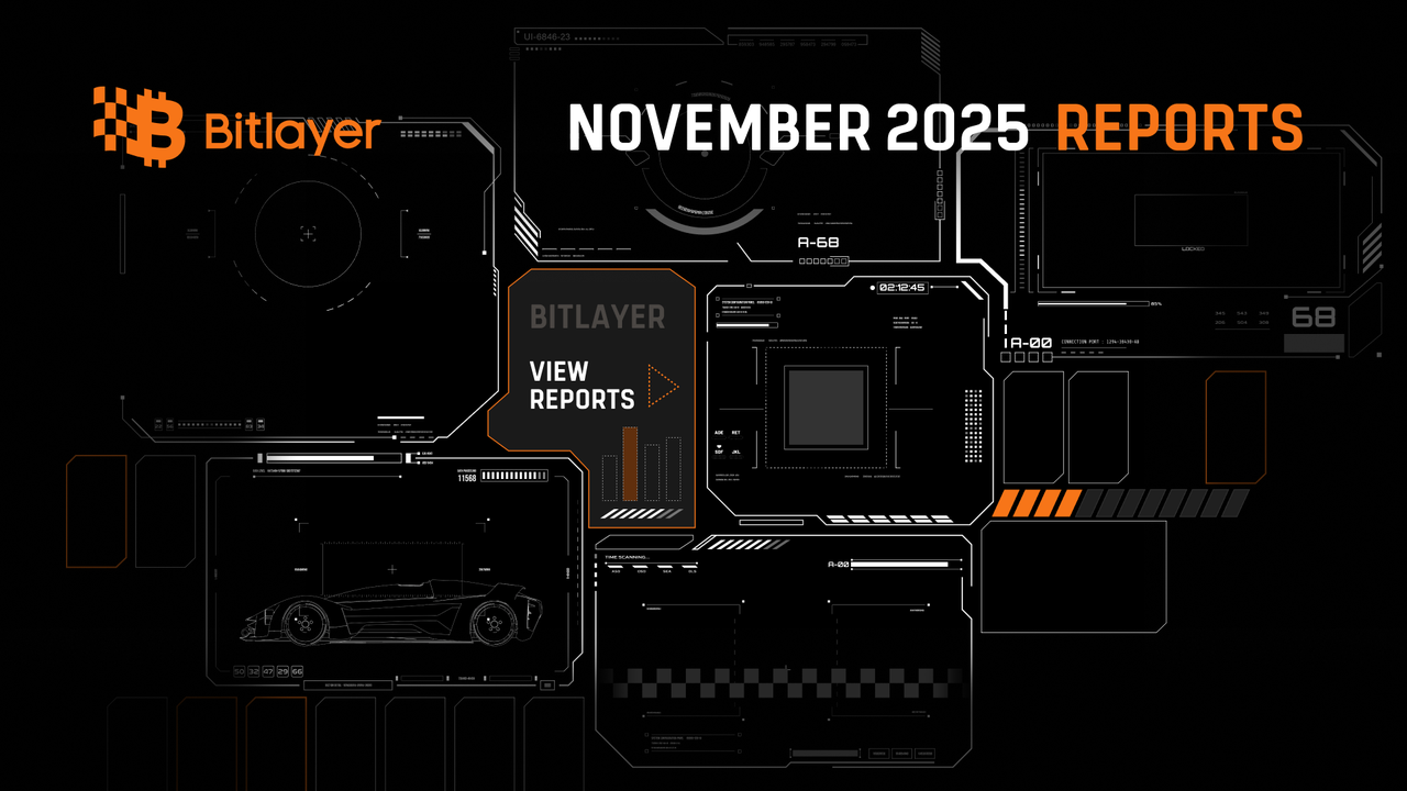 Bitlayer Monthly Report — November 2025