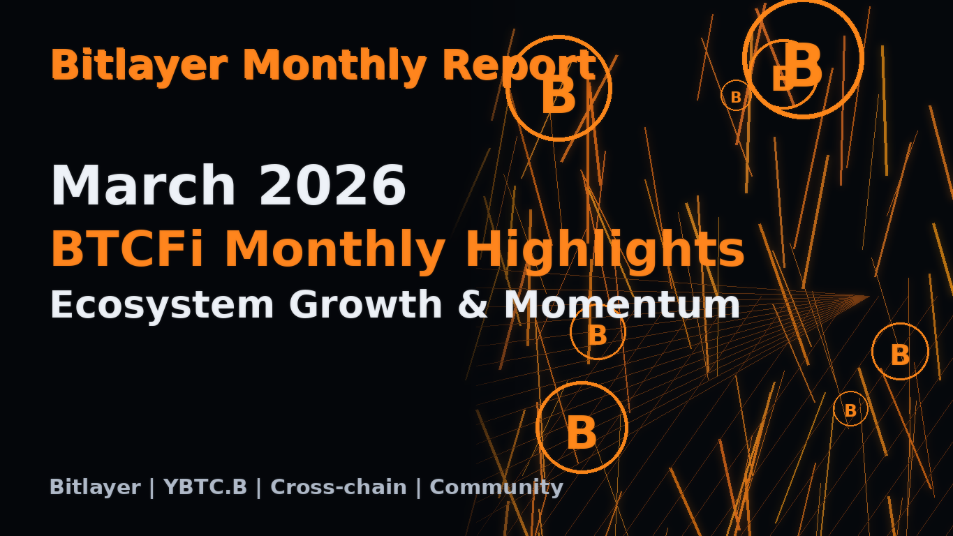 Bitlayer Monthly Report - March 2026