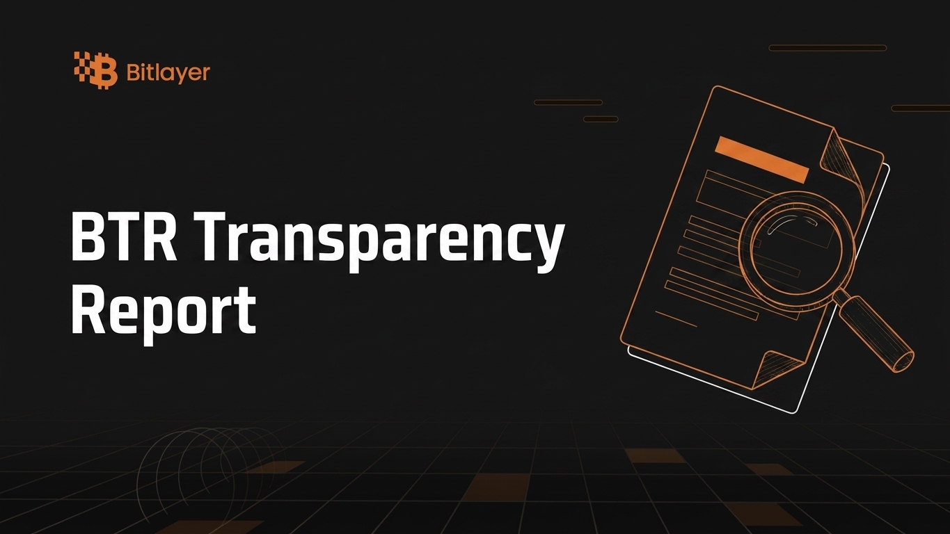 BTR Token Transparency Report v1